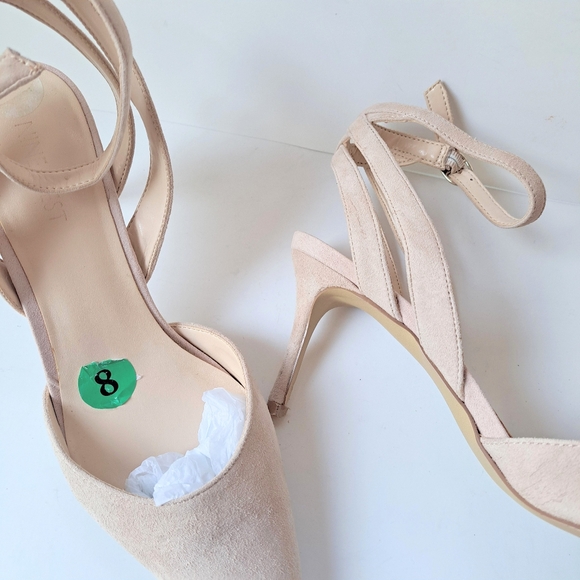 Nine West Strappy 3" Heel | Pointy Toe | Neutral/Sand - Picture 6 of 12